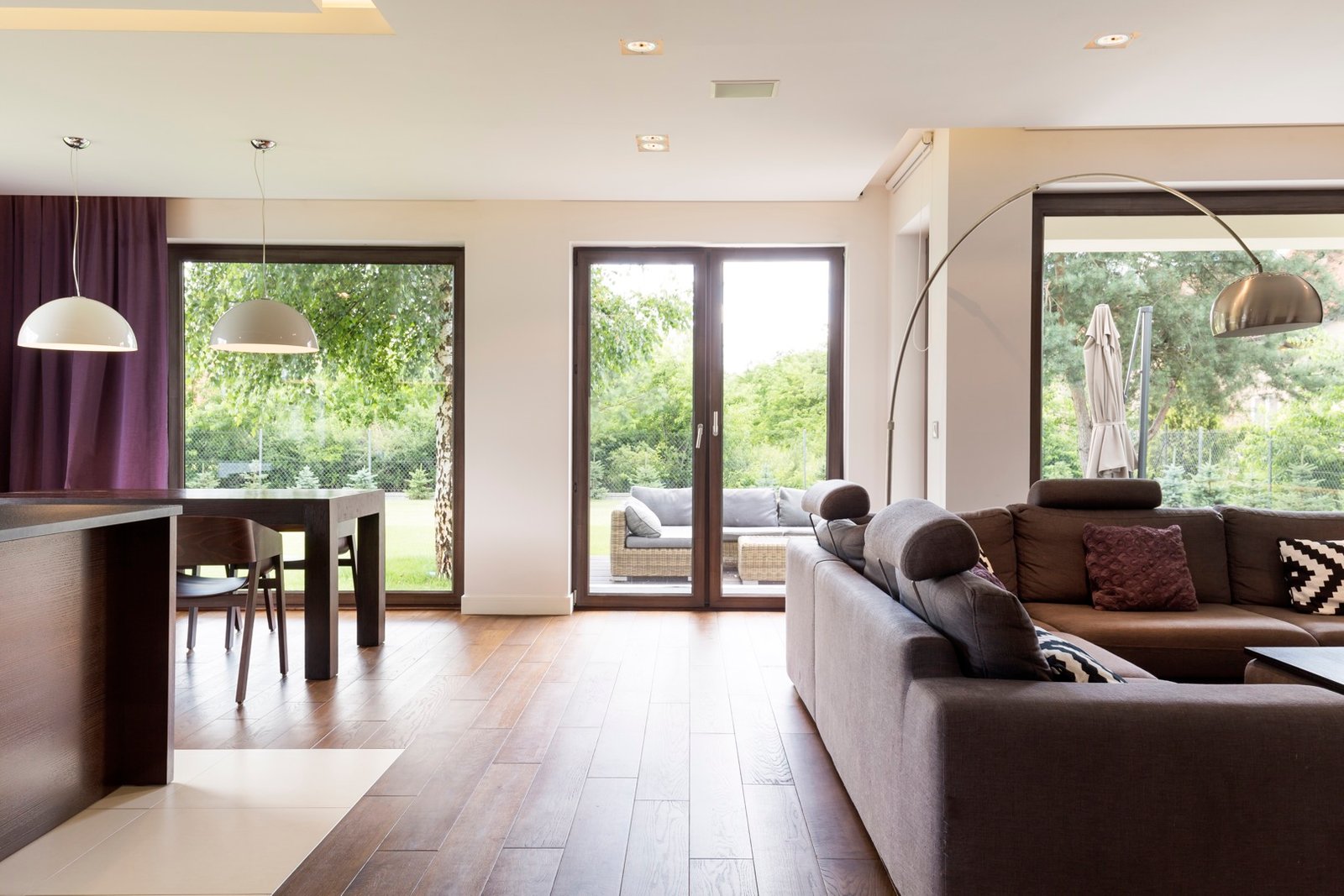 Classically elegant living room with sofa Contemporary apartment